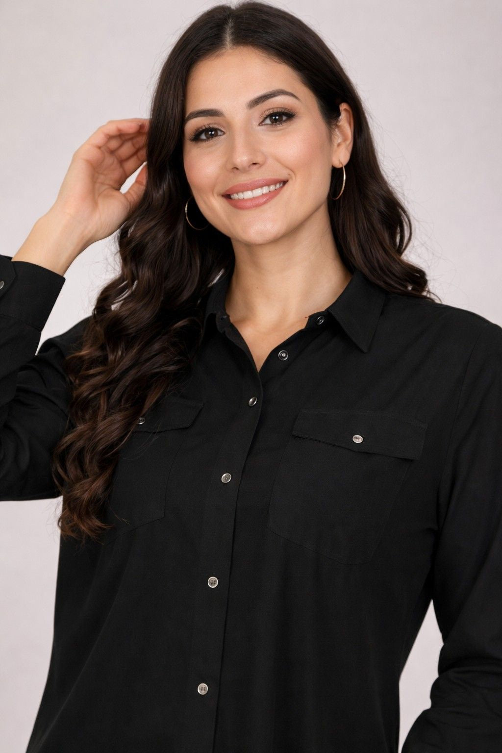 Black Cotton Co-Ord Set