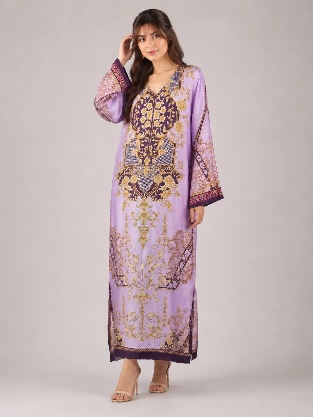 Orchid 1PC Printed Kaftan